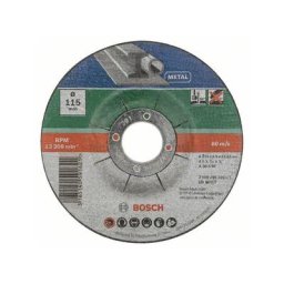 Bosch - Set de disques à tronçonner à moyeu déporté pour le métal, 5 pcs 2609256332