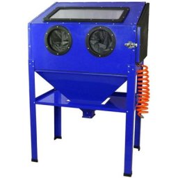 Monster Shop - Cabine de sablage Professionnelle maxblast de 220 Litres avec Pistolet de Sablage et