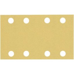 Accessories expert C470 2608900881 Papier abrasif pour ponceuse vibrante perforé Grain 120 (l x l)