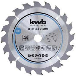 kwb 584357 Lame de scie circulaire au carbure 160 x 16 mm 1 pc(s)
