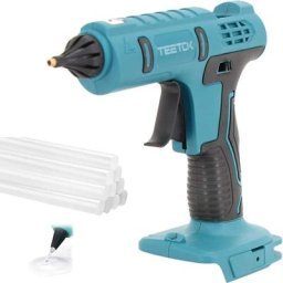 Pistolet à colle chaude sans fil pour batterie Makita 18V, pour Arts & Crafts & diy avec 20 bâtons