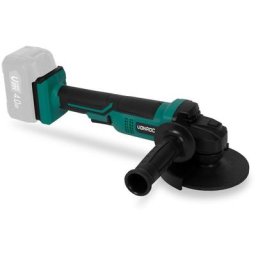 Meuleuse d'angle sans fil Ø125mm - VPower 20V –Poignée latérale et sac à outil - Sans batterie ni