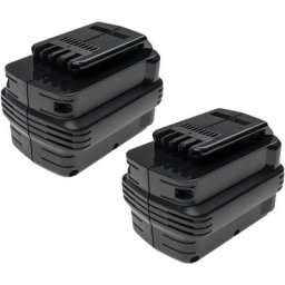 2x Batteries remplacement pour Dewalt DE0240, DE0240-XJ, DE0241, DE0243, DE0243-XJ, DW0240, DW0242