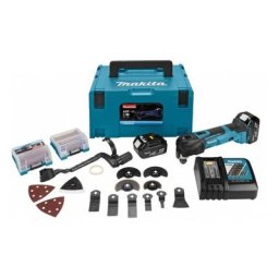 Makita - Multi-outil sans-fil DTM51RTJX3 - 18V Li-ion - 2 batteries 5,0 ah - makpac 42 accessoires