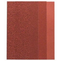 Set de papiers abrasifs pour ponceuse vibrante non perforé Bosch Accessories 2607019498 Grain 60,