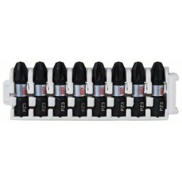 Accessories 2608522378 2608522378 Jeu dembouts à visser impact Control, 8 pièces, avec pz 3, 25 mm