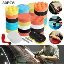32PCS Rotary Car Polisher Buffer Sander Polishing Machine 5 « Sponge Pad Mop Kit