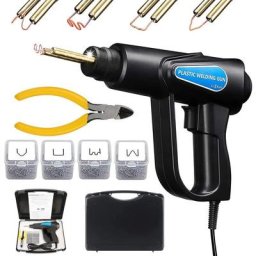 Plastique Machine Geevorks 70W 220V kit Pistolet Reparation Plastique avec 200PCS Agrafeuse Chaud
