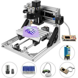 Cnc Router 2418 Machine a Graver Controleur Hors-ligne 500mw 3 Axie Bois Pvc Pcb