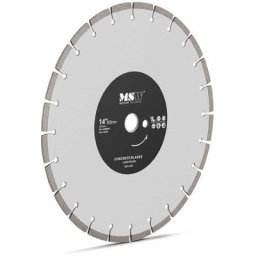 Lame Multimatériau Diamantée MSW Béton Pierre Céramique Alésage 25mm ø 350 mm - Argent, Blanc