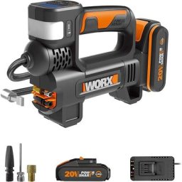 Worx - Compresseur d'Air sans Fil 18V(20V max), PowerShare, WX092