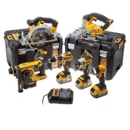 DeWalt DCK699M3T Ensemble de 6 outils à batteries 18V Li-Ion (3x batterie 4.0Ah) dans TSTAK