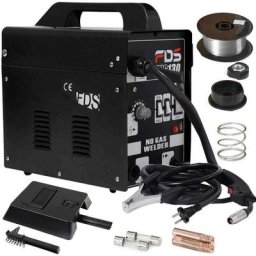Costway - Poste à souder 230V inerte flux gaz inerte mig 130 électrode de soudage fil fourré