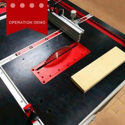 A Table Electrique Scie Circulaire Couverture Plaque En Alliage D'Aluminium Flip-Plancher Table