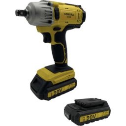 Clé à choc sans fil 20V Nemura 2 Batteries 2Ah - Chargeur rapide