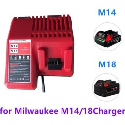 Chargeur de batterie Li-ion pour Milwaukee M18, 14.4V 18V, 48-11-1815, 48-11-1820, 48-11-1840,
