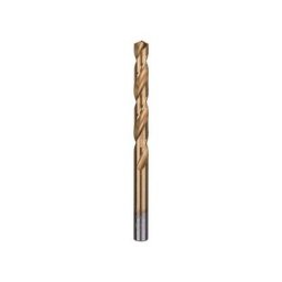 Accessories 2609255109 hss Foret pour le métal 10 mm Longueur totale 133 mm TiN din 338 tige