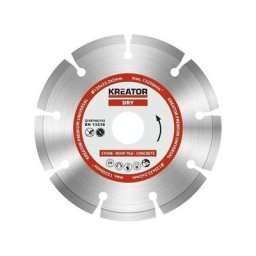 Disque Diamant Béton, Pierre - Alésage 22,2 Mm 1 Disque 125 Mm 2,0 Mm Kreator