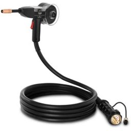 Stamos - Pistolet à Souder Spool Gun Torche mig/mag Avec Dévidoir De Fil Câble 2,7m 130a - Noir,