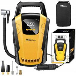 Mbg Line - compresseur d'air de voiture 3650 compresseur 12V portable MY721Z avec et coque pour