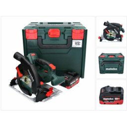 Metabo KS 18 LTX 57 Scie circulaire à main sans fil 165 mm 18V + 1x Batterie 5,5 Ah + Coffret
