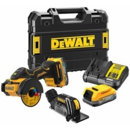Meuleuse XR 18V 1,7Ah 76mm DCS438E2T + 2 batteries 1,7 Ah + chargeur + coffret TSTAK - DEWALT