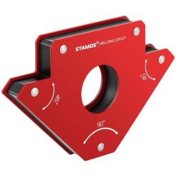Multi-Angle Équerre Magnétique Soudage 2Pièces 45° 90° 135° Support 19X12X2 4Cm - Rouge