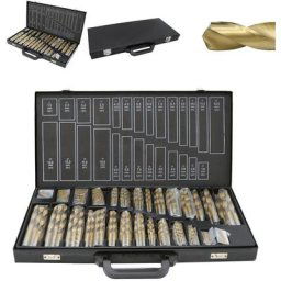 Foret à métal Foret hélicoïdal Foret à bois Foret titan hss Set 1-13mm 230 pièces - Randaco