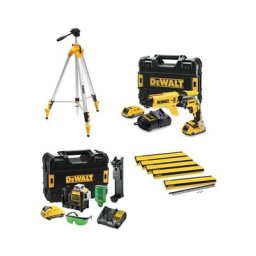 Pack plaquiste Dewalt DCF620D2K-QW + 5x DWF4000250 + DCE089D1G-QW + DE0733-XJ - packplaquiste