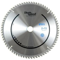 Lame de Scie Circulaire Bois Alu pour Scies à Onglet - Découpe Parfaite et Polyvalente - 72 Dents