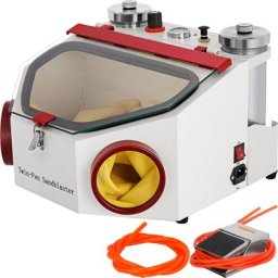 Machine ½ç sabler dentaire Twin Pen Two Tanks - Vevor