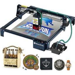 S30 Pro Max 20W Machine de gravure laser avec Assistance pneumatique automatique 130W haute