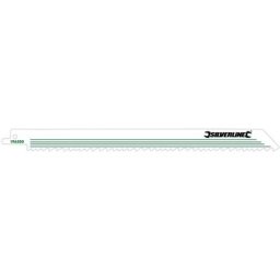 Lot de 5 lames de scie-sabre pour bois, Acier hcs - 5 tpi - 240 mm, Acier hcs - 5 tpi - 240 Mm