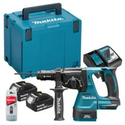 Makita - Perfo-burineur 18V lxt SDS-Plus 2J (2x3.0 Ah) en makpac DHR243RFJ