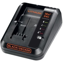 Chargeur de batterie 2 Ah - Compatible avec toutes les batteries 18 v de la marque black+decker