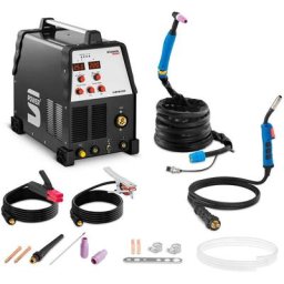 Stamos - Poste à Souder Combiné Tig Soudage à L'Arc 230 v 220 a Powerventilator - Argent