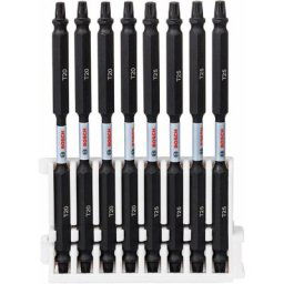 Bosch - Kit 8 Embouts qualité Impact double tête 4xT20 4xT25 110mm