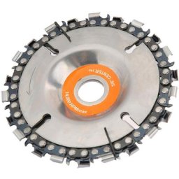 4' 22 dents chane disque bois roue à chane pour meuleuse d'angle 100/115 mm