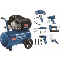 Scheppach - Compresseur d'air HC55DC 2 cylindres - 50L 2200W 3HP 10 bars - 5906101904