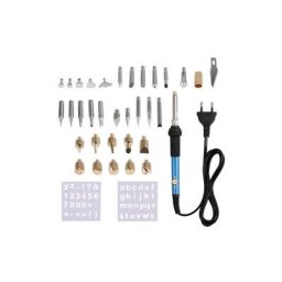 Kit de Pyrogravure Fer à Souder 60W Pyrograveur Professionnel Bois Cuir Liège