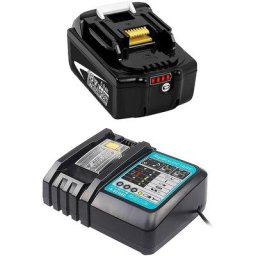 5500mAh batterie de remplacement 18V avec écran led BL1850 BL1840 BL1860 et DC18RC Chargeur de