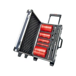 HTESET0000 cdce - Set de couronnes pour matériaux abrasifs - 32 / 52 / 82 / 112 / 132 mm +
