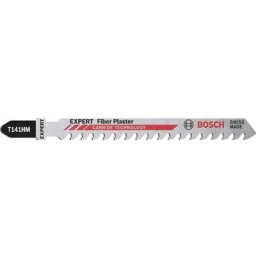 Bosch - Expert en fibre Plaster t 141 Lame de scie sauteuse de hm, 3 pièces
