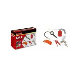 Kit d'accessoires air comprimé 8 pieces - Mecafer