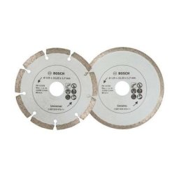 Bosch - 2 disques diamants 125mm matériaux