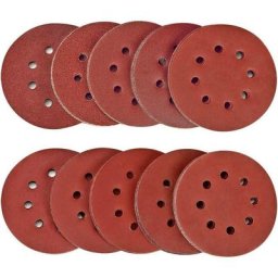 Lot de 100 disques abrasifs 40/80/120/180/320/400/600/800/1500/2000 disques abrasifs taille 125 mm