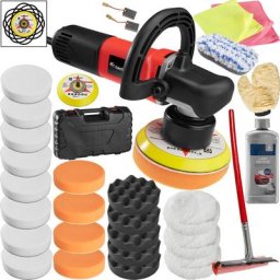 Lustreuse Polisseuse Rectifieuse Excentrique 710W avec valise - machine a polir, polisseur de