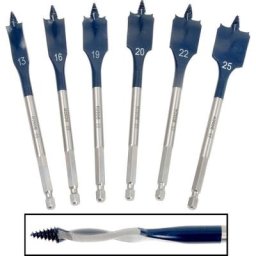 2608900333 Jeu de fraises plates Expert SelfCut Speed 13/16/19/20/22/25 mm, 6 pcs. - Bosch