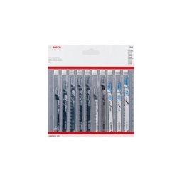 Accessories 2607011170 set de lames de scie sauteuse Wood and Metal, 10 pièces 10 pc(s) - Bosch