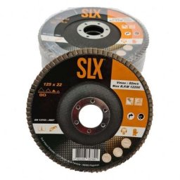 10 disques à lamelles Silex 125 mm - grain 80 - Qualité pro + 30% de performances d'abrasifs